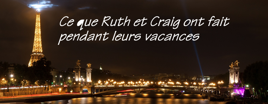 Ce que Ruth et Craig ont fait pendant leurs vacances header image